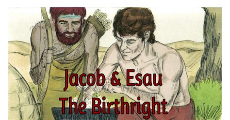 Now, Isaac, their father was a very wealthy man. . Why did esau sold his birthright to jacob